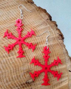 Snowflake Earrings Preview Image